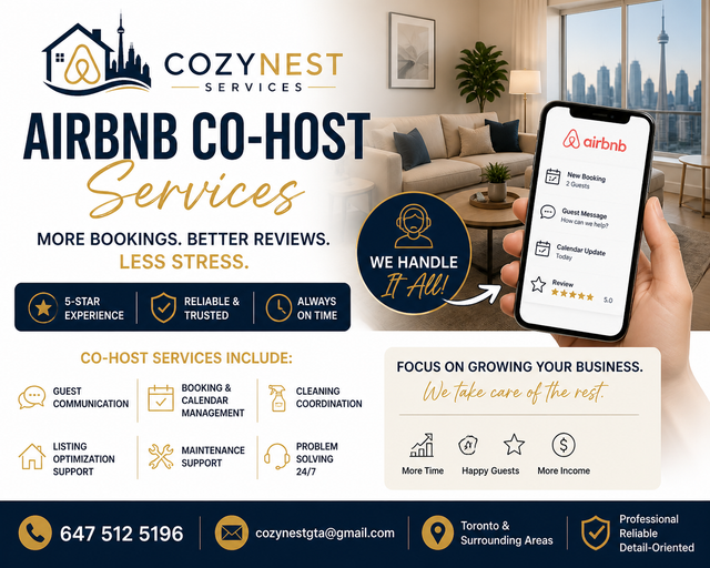 Airbnb Co-Host Service Toronto, Guest Management