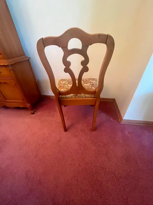 50’s 60’s China cabinet, table  and 2 chairs - Photo 6