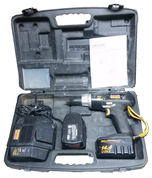 Craftsman 3/8' Rechargeable Battery Drill Kit - Photo 2