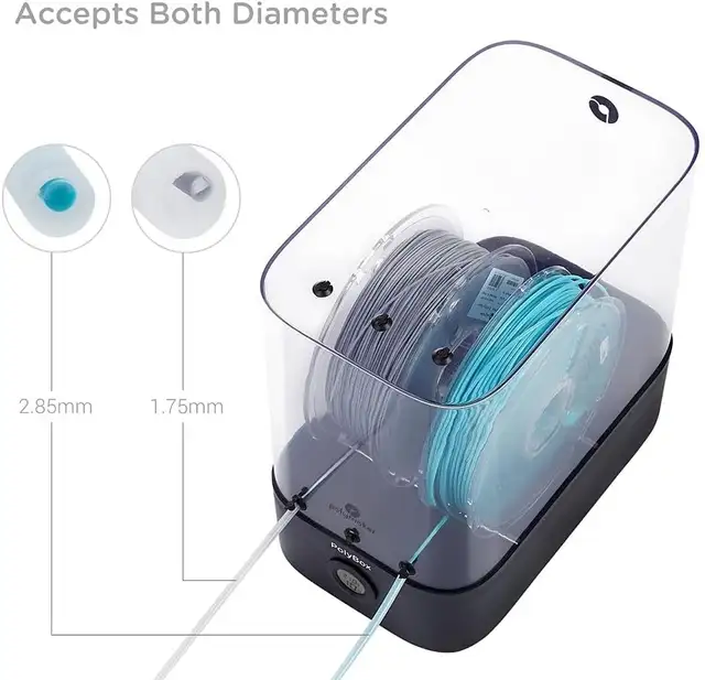 POLYMAKER POLYBOX II – FILAMENT DRY BOX – OPEN BOX (NEW) – $50
