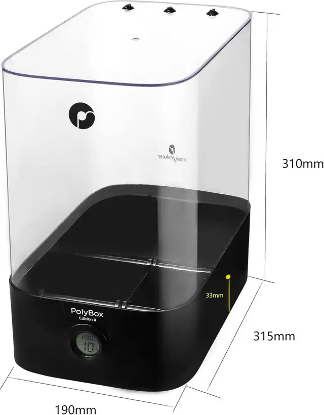 POLYMAKER POLYBOX II – FILAMENT DRY BOX – OPEN BOX (NEW) – $50 - Photo 2