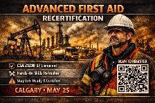 Advanced First Aid Recert – CSA Z1210‑17 Alberta May 25