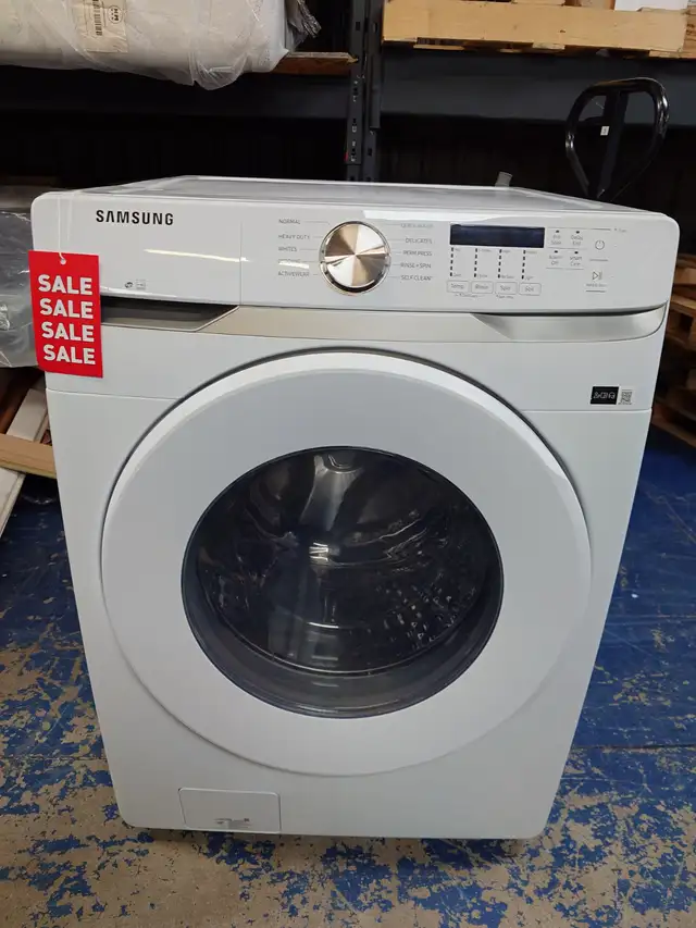 Samsung '27' White Front Load Washer on Sale‼️