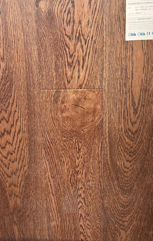 Sale $3.69/sqft European Oak Engineered Flooring 6.5'