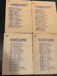 4. 1974-75 NHL TEAMS CHECKLIST Cards ! - Photo 6