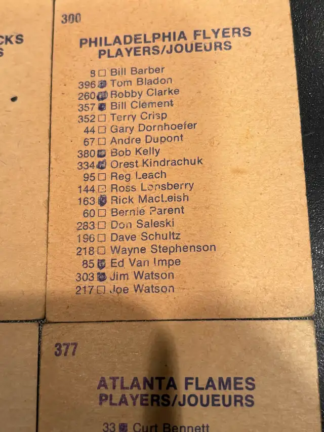 4. 1974-75 NHL TEAMS CHECKLIST Cards ! - Photo 8