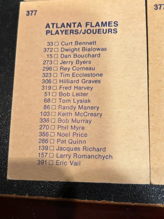 4. 1974-75 NHL TEAMS CHECKLIST Cards ! - Photo 10
