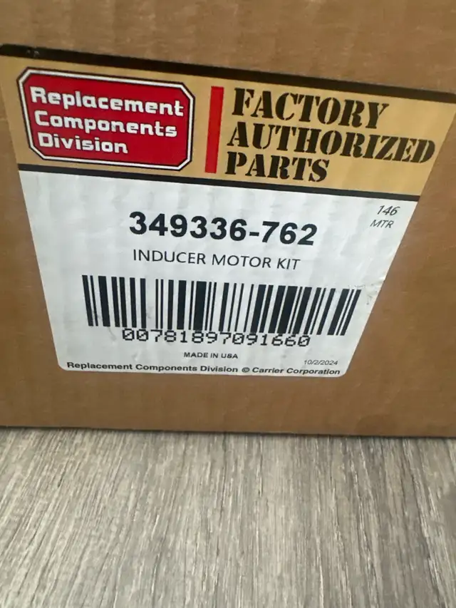 inducer Motor Kit