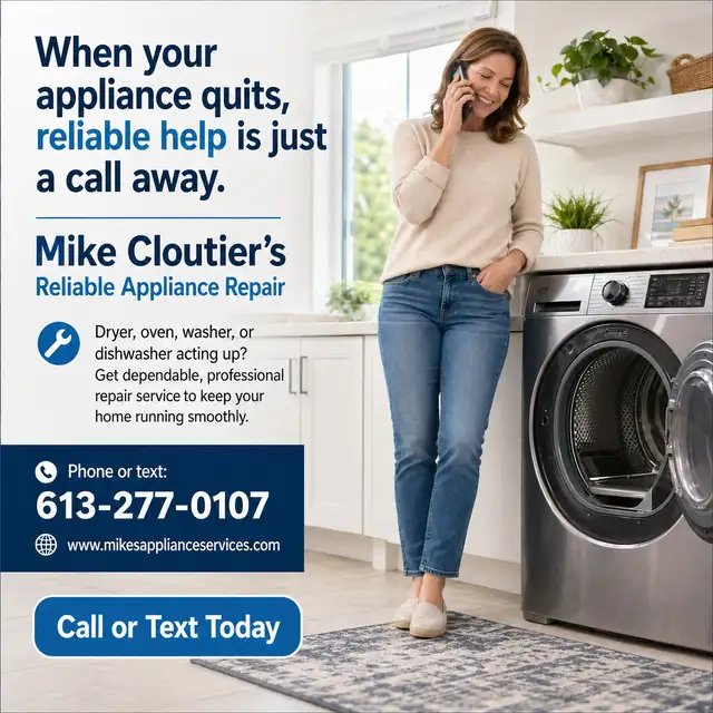 Home Appliance Repair - Washer / Dryer, Fridge / Stove, Freezer
