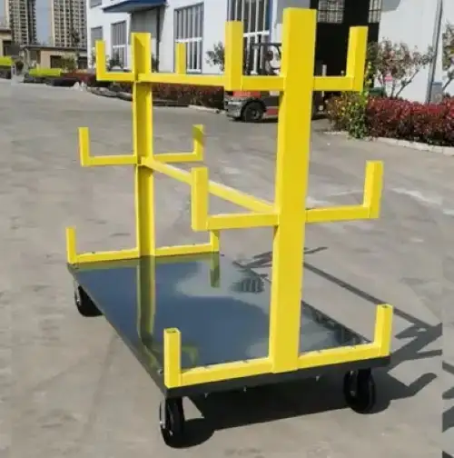 Support mobile industriel pour tuyaux de 48 pouces