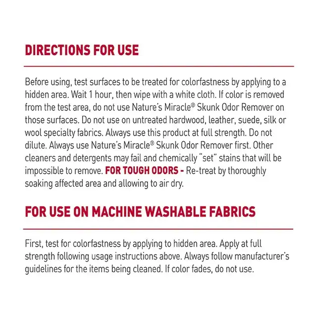 Nature's Miracle Skunk Odor Remover - Photo 3