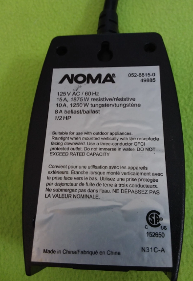 NOMA Outdoor Photocell Timer - Photo 2