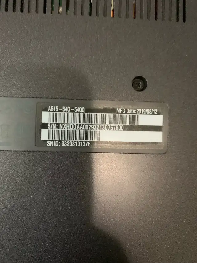 Acer Aspire 5 for parts - Photo 2