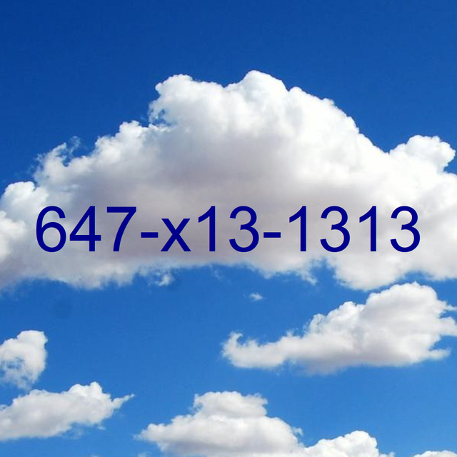 Super Easy Number for real people 647 416 Toronto Rare