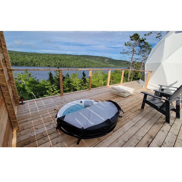 Floor Model Okanagan Hot Tub, 4 Person 10 Jet Portable Hot Tub - Photo 7