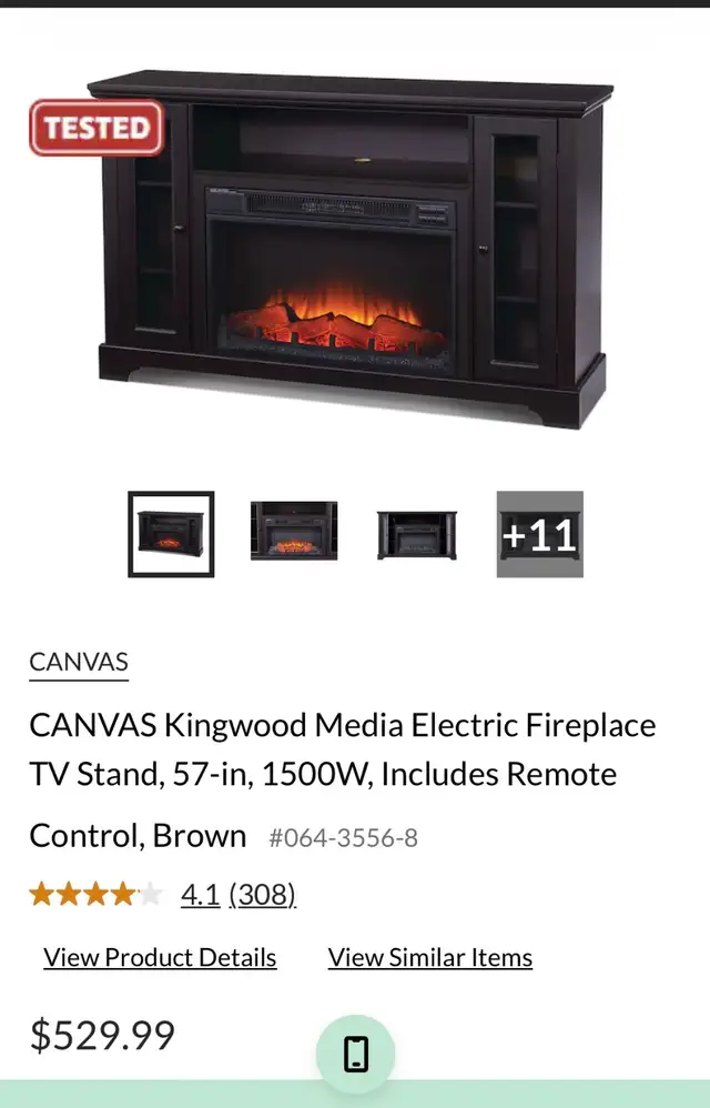 TV Fireplace Cabinet For Sale - Photo 2