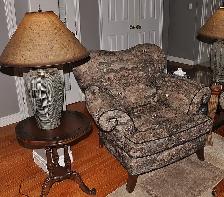 Safari Pattern Chair.