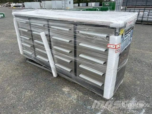 Établi industriel en acier de 2,13 m - Photo 2