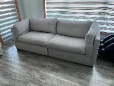 Italian made fabric sofa and loveseat - Photo 2