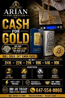 Cash for Gold  | Best Rates in Toronto | Arian The Jeweller