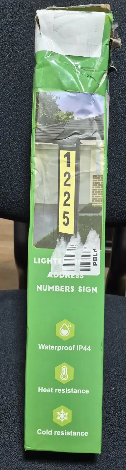 SOLAR LED ADDRESS SIGN – BRIGHT – EASY INSTALL – NEW – $25 - Photo 3