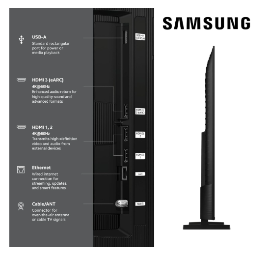 Samsung 55' QLED Q7F 4K Vision AI Smart TV - Photo 3