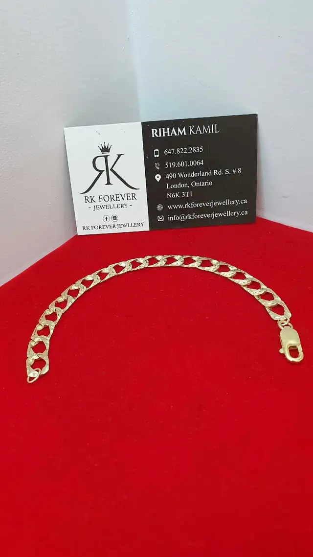 10k  yellow gold bracelet # 393_5 - Photo 4