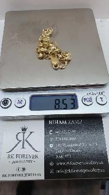 10k  yellow gold bracelet # 393_5 - Photo 6