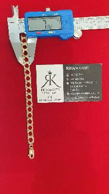 10k  yellow gold bracelet # 393_5 - Photo 8