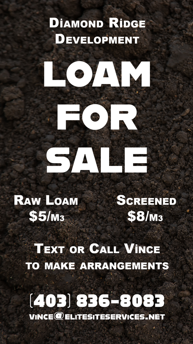 Loam For Sale @ Diamond Ridge Development in Diamond Valley