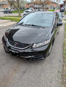 2015 Honda Civic Black (141,000 km) Certified Low KM