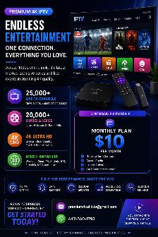 best i.p-t.v services  with 4K quality available