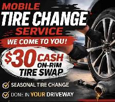 STILL NEED TO CHANGE YOUR TIRES?!? For $30, ill come to you!