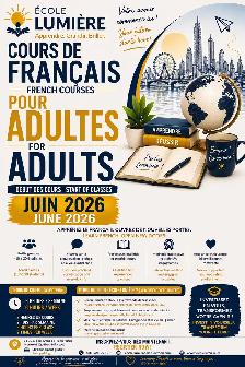 French courses for Adults - Cours de français pour Adultes