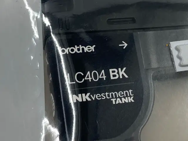 Genuine Brother LC404BK Black INKvestment Tank Ink Cartridge - Photo 2