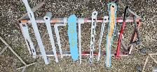 Gas pump handles
