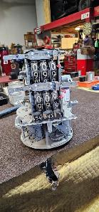 Gas pump meter