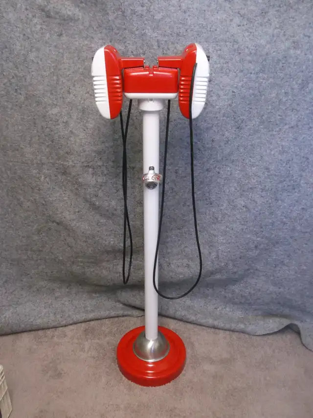 2 Vintage Eprad Drive-In Speakers with Stand Fully Restored Coke - Photo 2