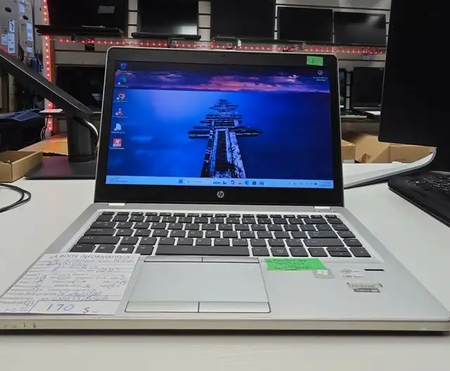 Laptop HP EliteBook Folio 9470M – i5 – 8Go RAM – SSD 128Go