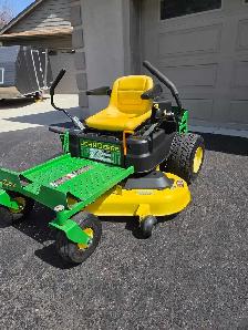 john deere z225 zero turn