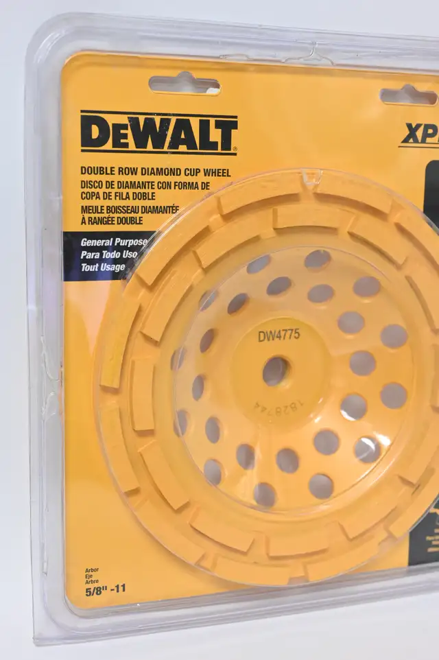 Diamond Cut Whell Dewalt Model DW4775 Double Row Brand New - Photo 2