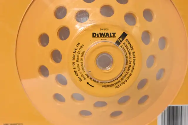 Diamond Cut Whell Dewalt Model DW4775 Double Row Brand New - Photo 6
