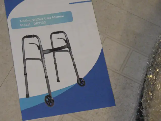 Adjustable Aluminum Walker with 2 Front Wheels, BRAND NEW - Photo 5