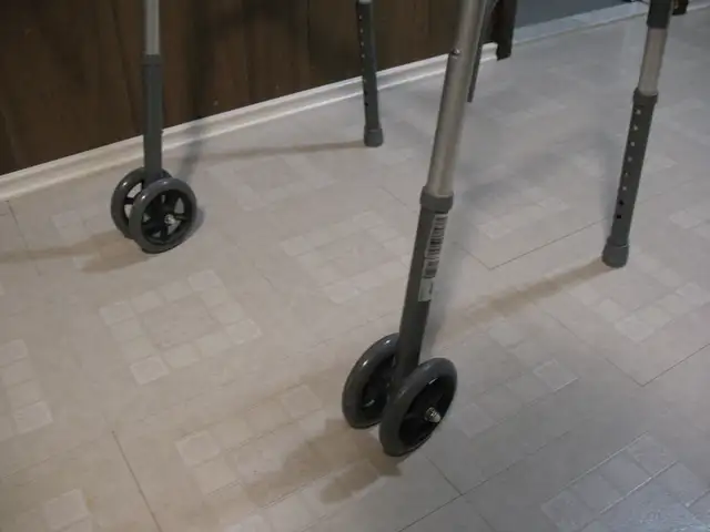 Extra Large HEAVY DUTY Walker with Front Wheels - Photo 3