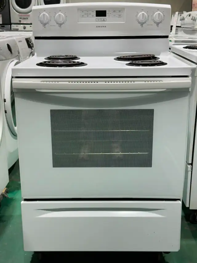 Reconditioned Amana Coil Top Stove YACR4303MFW5 (S4220) $395 - Photo 2
