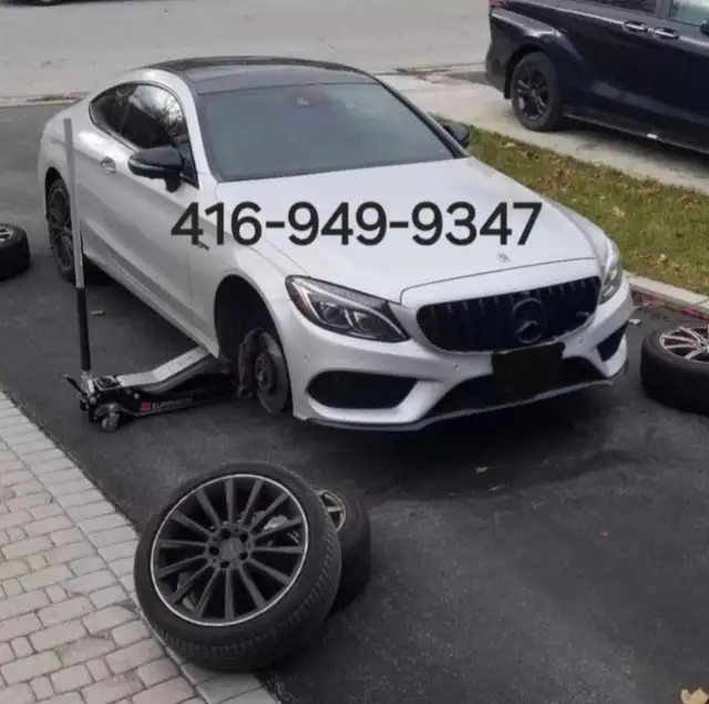 seasonal tire change at your doorstep