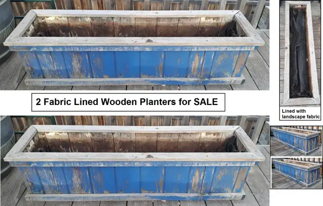 2 PLANTER BOXES