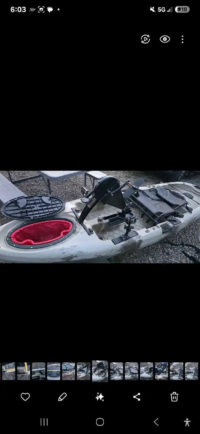 PREMIUM PEDAL DRIVE FISHING KAYAK - READY FOR THE WATER - Photo 2
