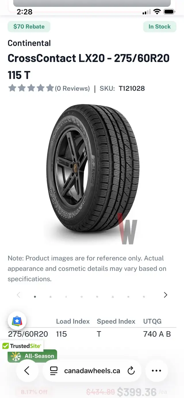 4 Like New Tires For Sale - Photo 6