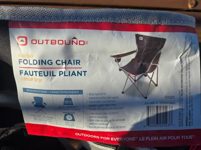 2 Chaises de camping pliante - Photo 5